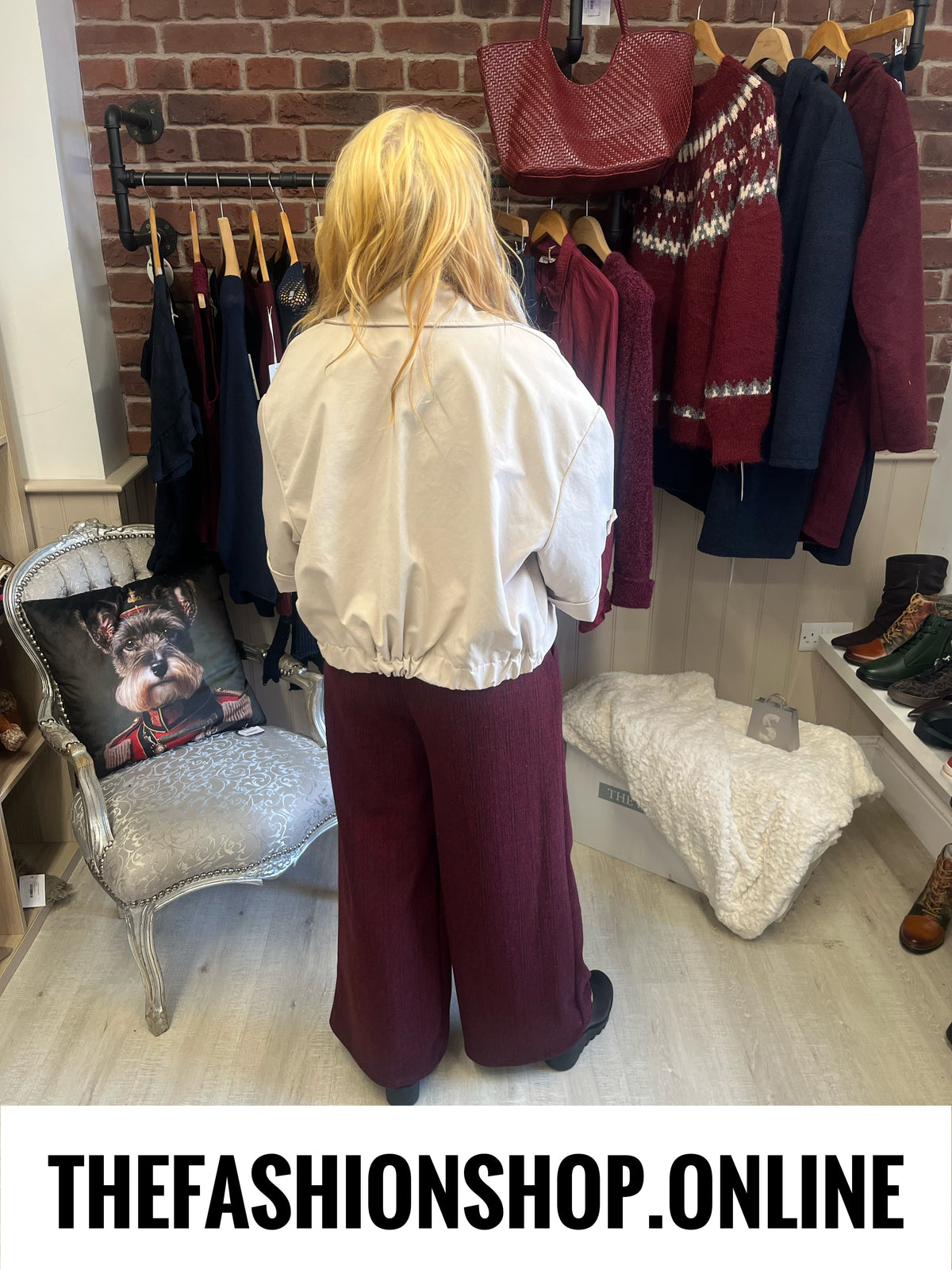 The Kensington Trousers in Wine 10-16