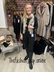 Tia black long sleeve layering top 12-18