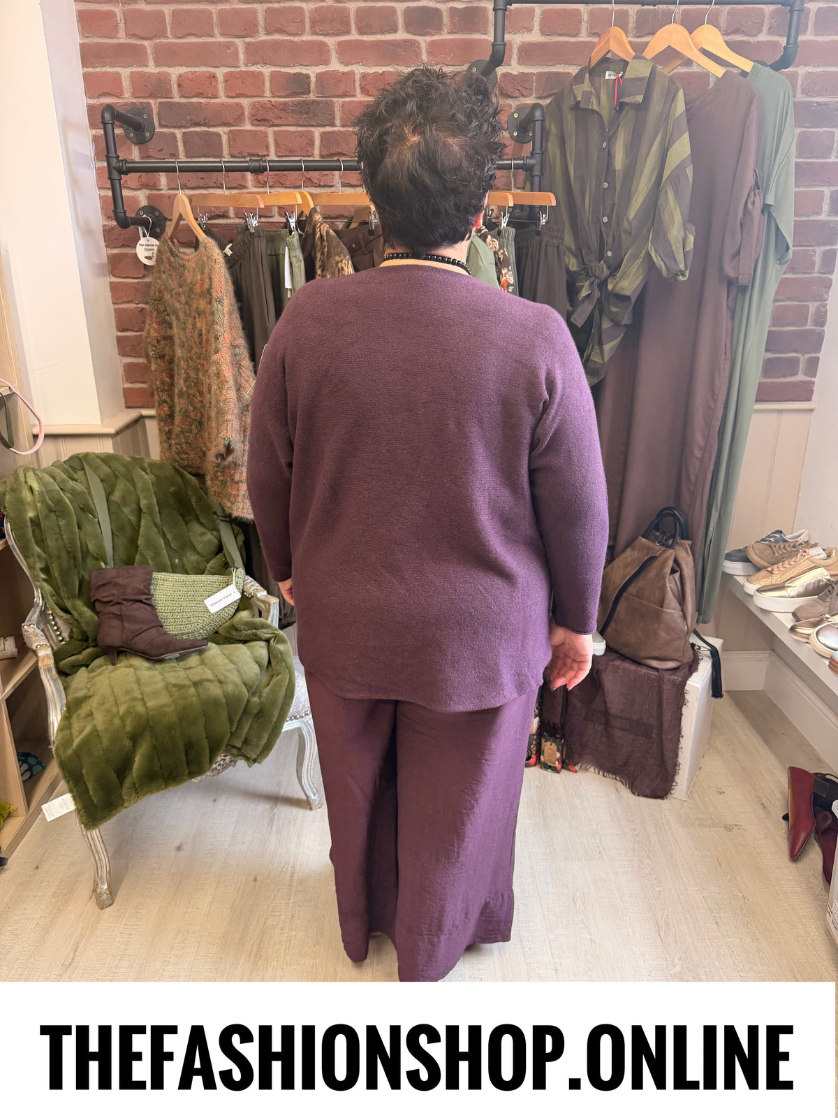 Esme damson soft jumper 16-22