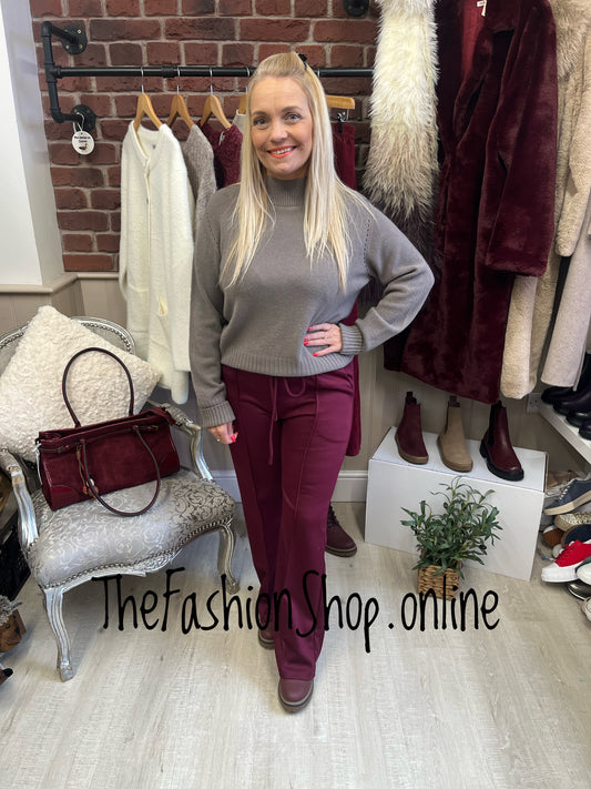 Erika mocha turtle neck jumper 8-16