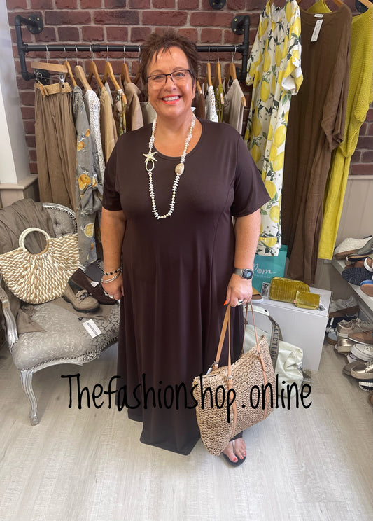 Sasha brown dress 18-24