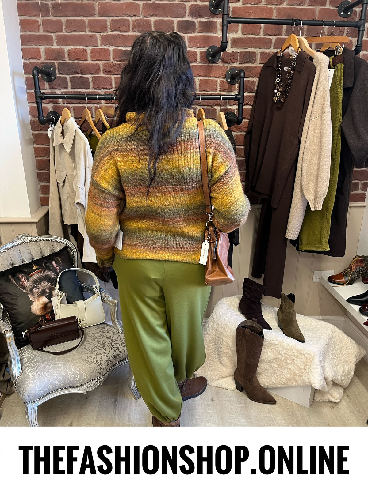 Hattie wool mix ombre jumper 10-18