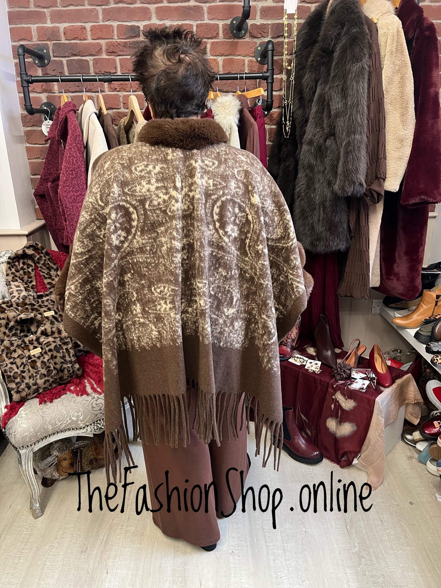 Annie Brown Wide Leg Trousers 12-20