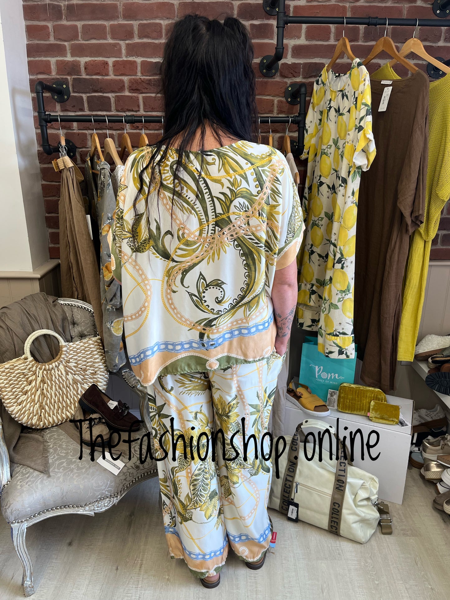 Colette printed top 12-18