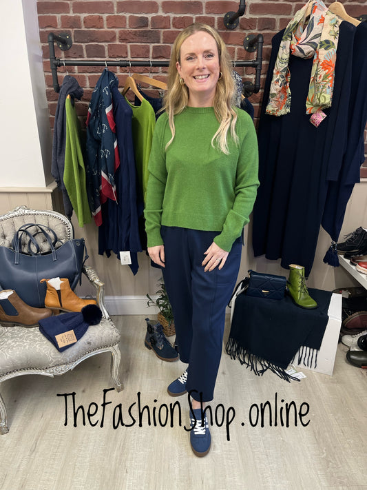 Erika green high low jumper 8-14