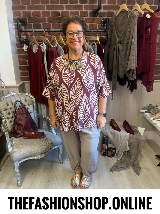 Jessie mocha tulip hem trousers 12-20