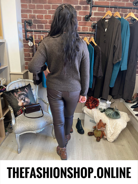 Paris dachshund wool mix jumper 8-16
