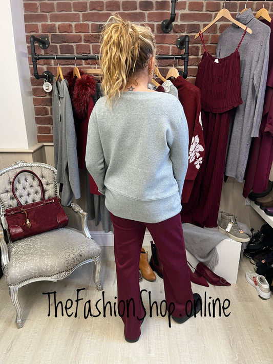 Willow grey soft jumper 10-16