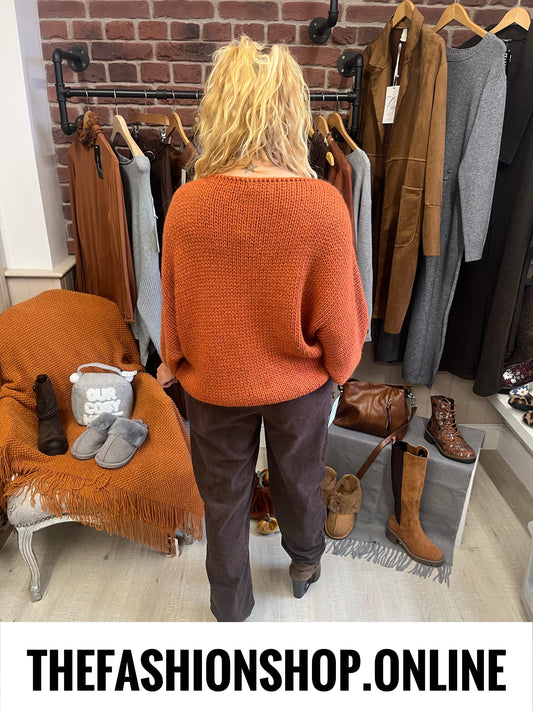 Diva rust alpaca mix jumper 12-18
