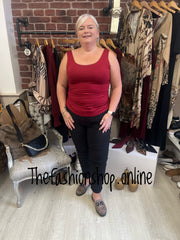 Chelsea wine soft vest 8-14 and 16-18