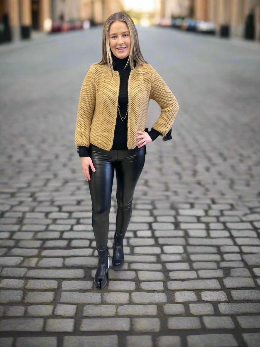 Black polo neck jumper 8-10, 12-14
