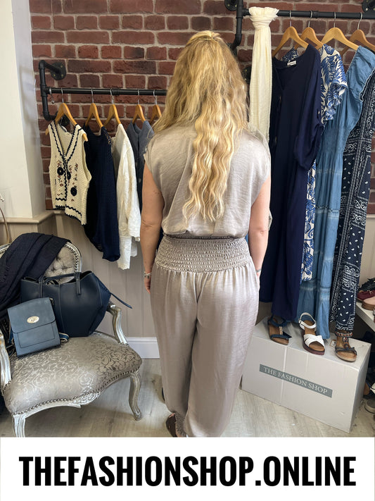 Lena mocha cuffed trousers 8-14