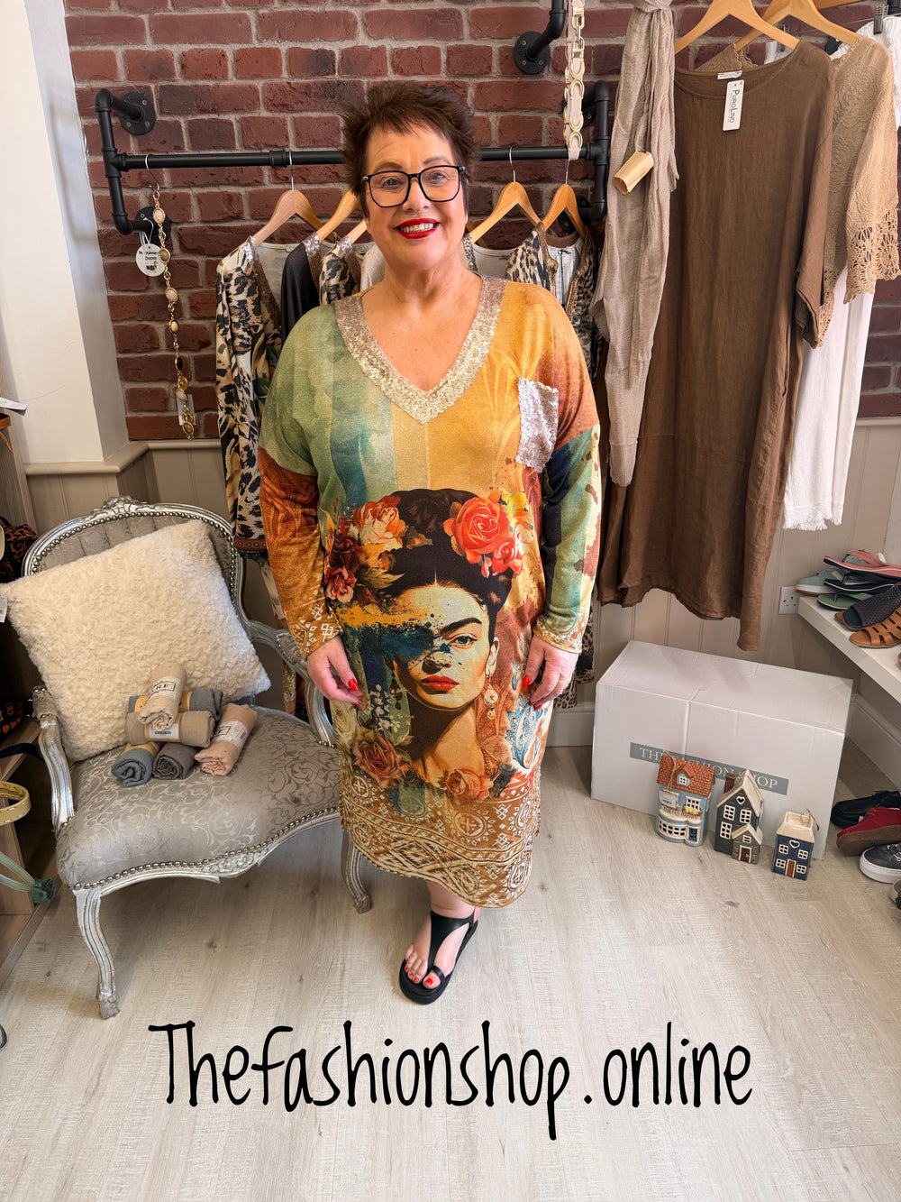 Frida Roses Dress 14-18