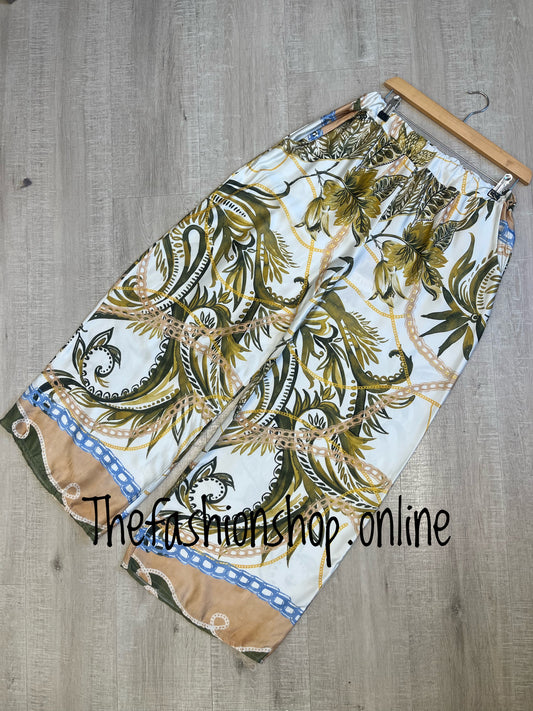 Colette wide leg printed trousers 10-16