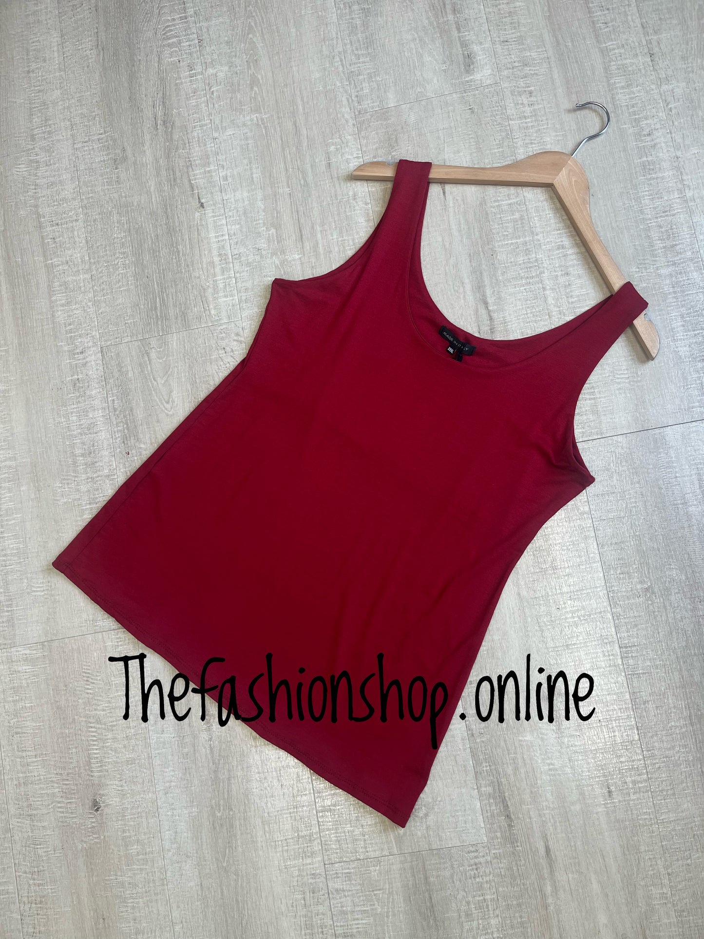 Chelsea wine soft vest 8-14 and 16-18