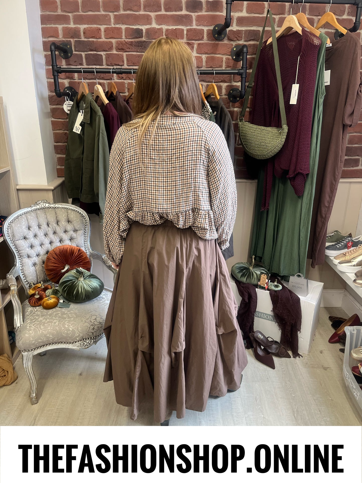 Denver brown volume skirt 8-12