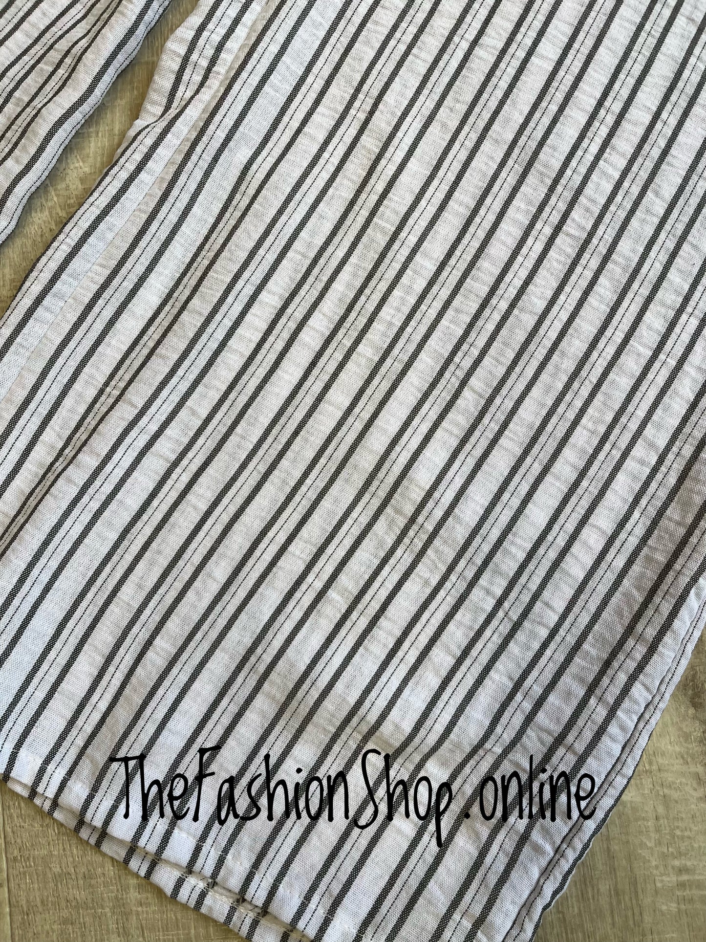 Kimberley khaki and white striped trousers 10-16