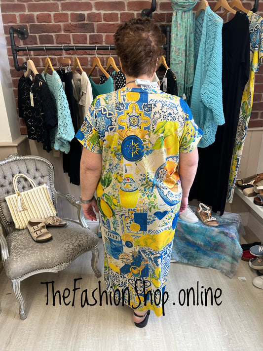 Helen lemon summer dress 12-18