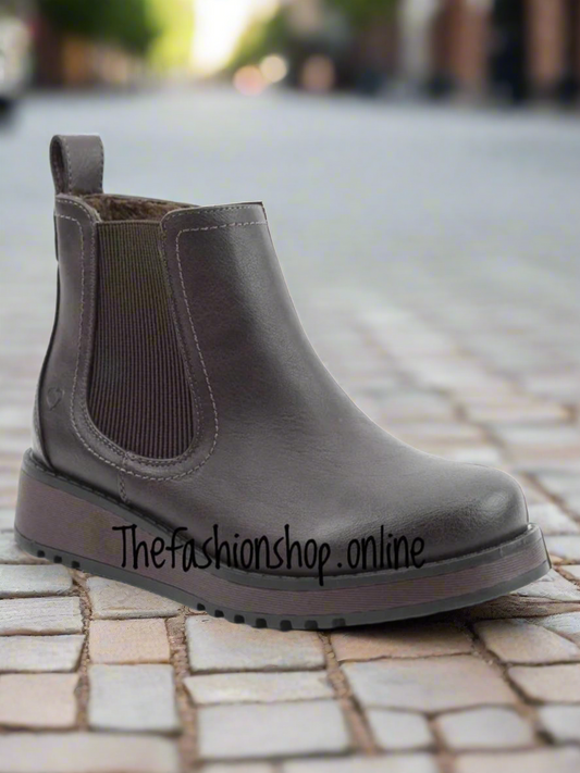 Heavenly Feet Chocolate New Rolo 2 Chelsea Boot sizes 4-8 (EU37-42)
