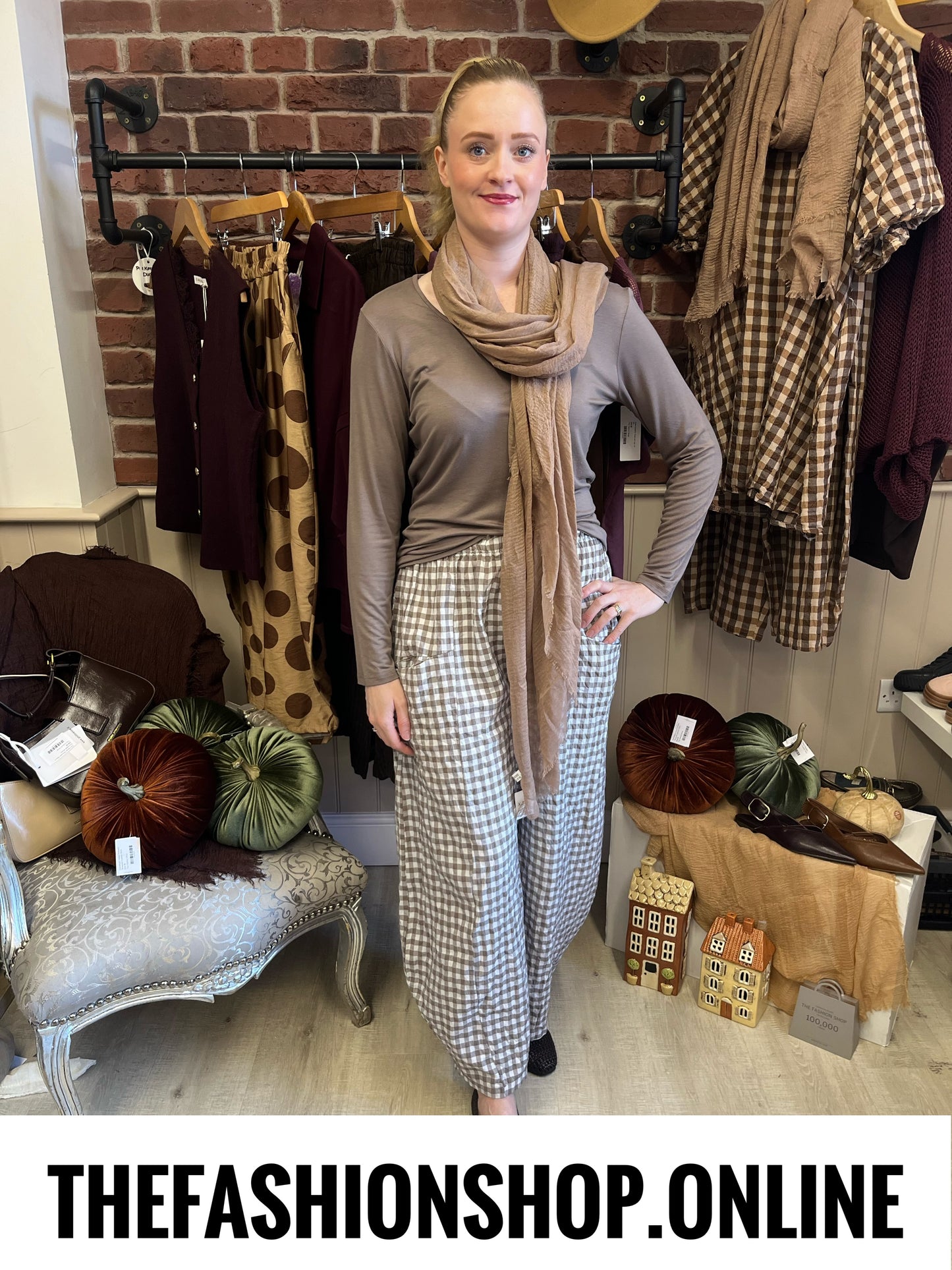 Winnie mocha long sleeve layering top 10-16