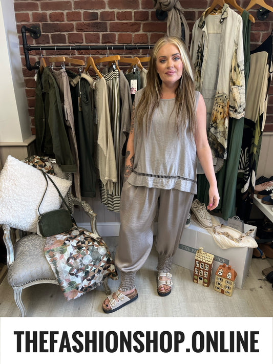 Lena mocha cuffed trousers 8-14