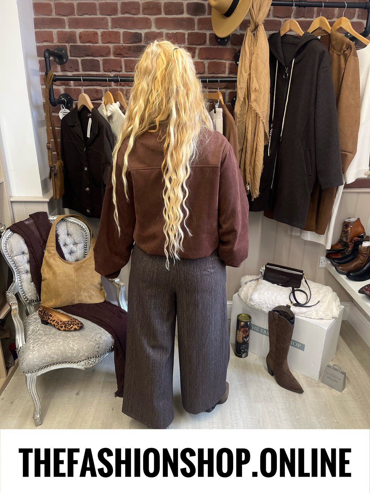 The Kensington Trousers in Brown 10-16