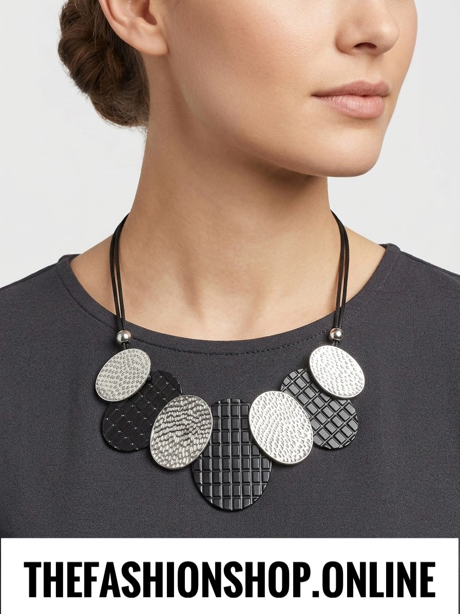 Silver Eclipse Necklace