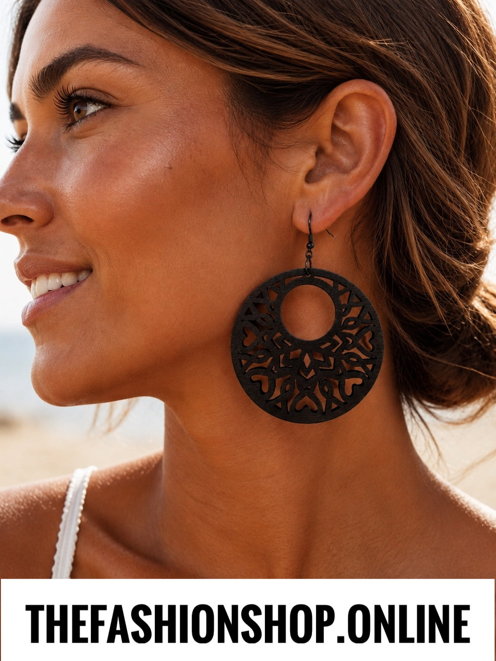 The Marrakesh Earrings in Black