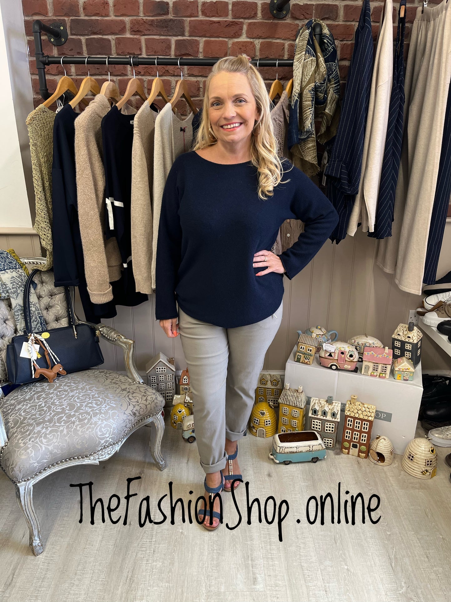 Dina navy soft jumper 10-16