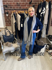 Jenny navy wool mix jumper 8-16 includes Alpaca wool