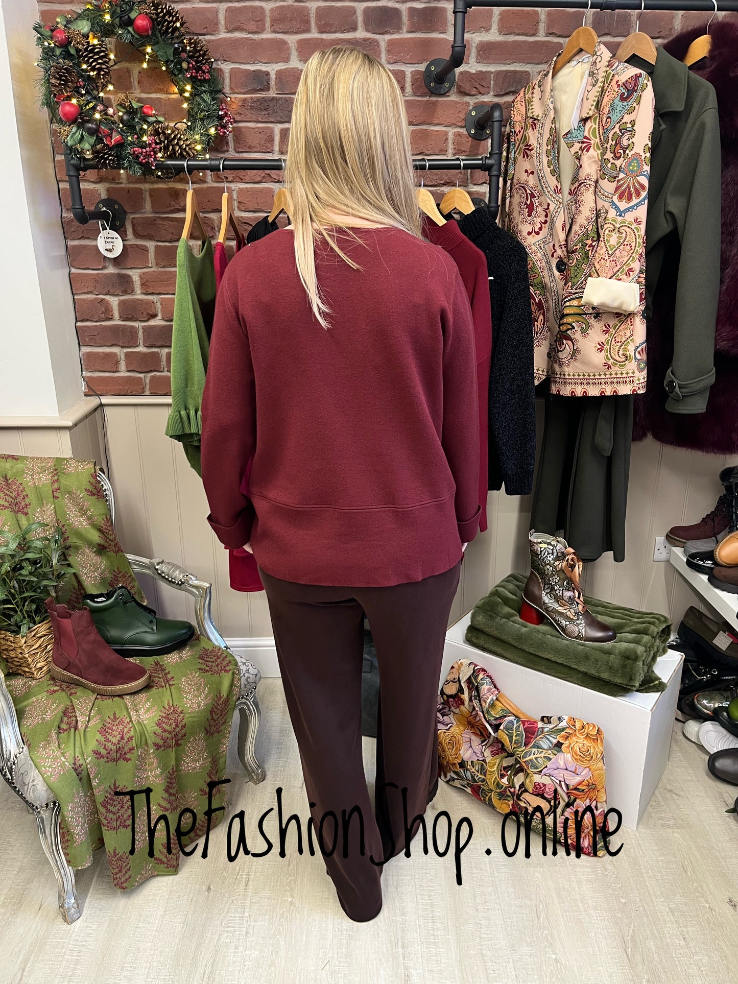 Willow wine soft jumper 10-16
