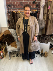 Erin camel waterfall jacket 14-22