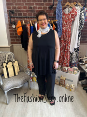 Clara black swing vest 16-24