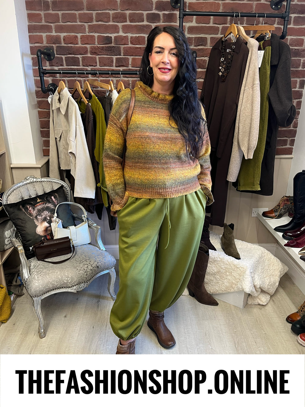 Hattie wool mix ombre jumper 10-18