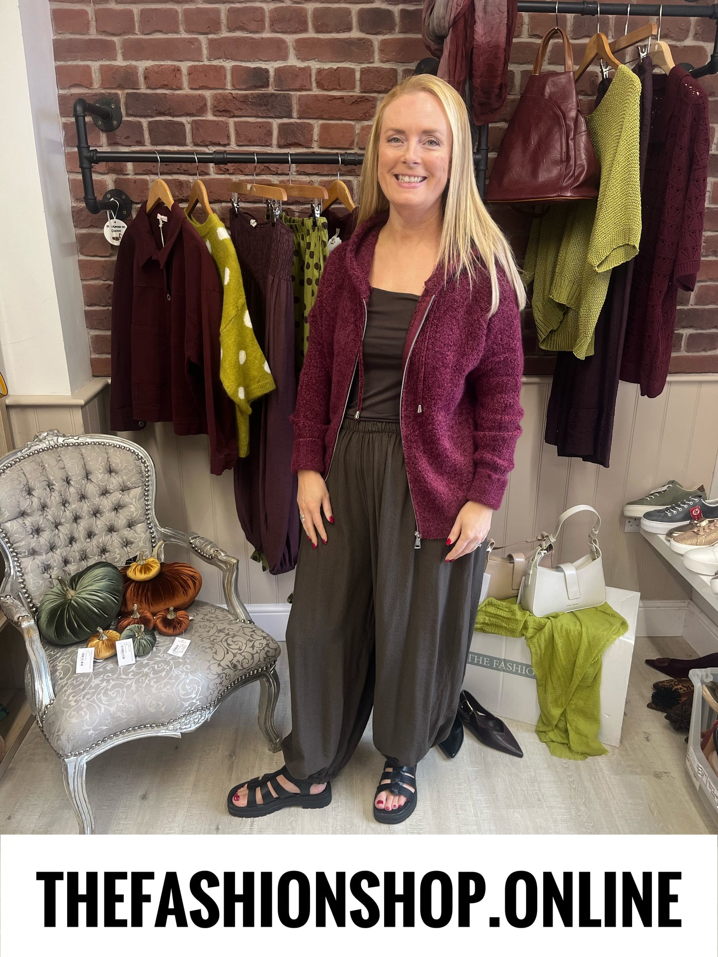 Lizzy mulberry hooded zip jacket sizes 12-14 and 16-18