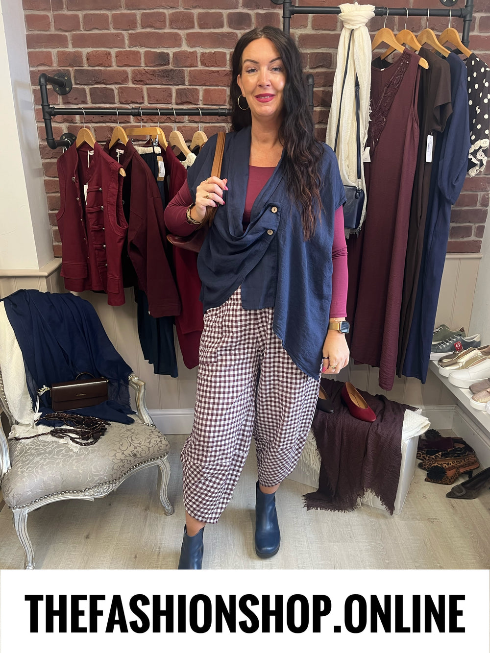 Marlene navy linen mix drape jacket 14-22