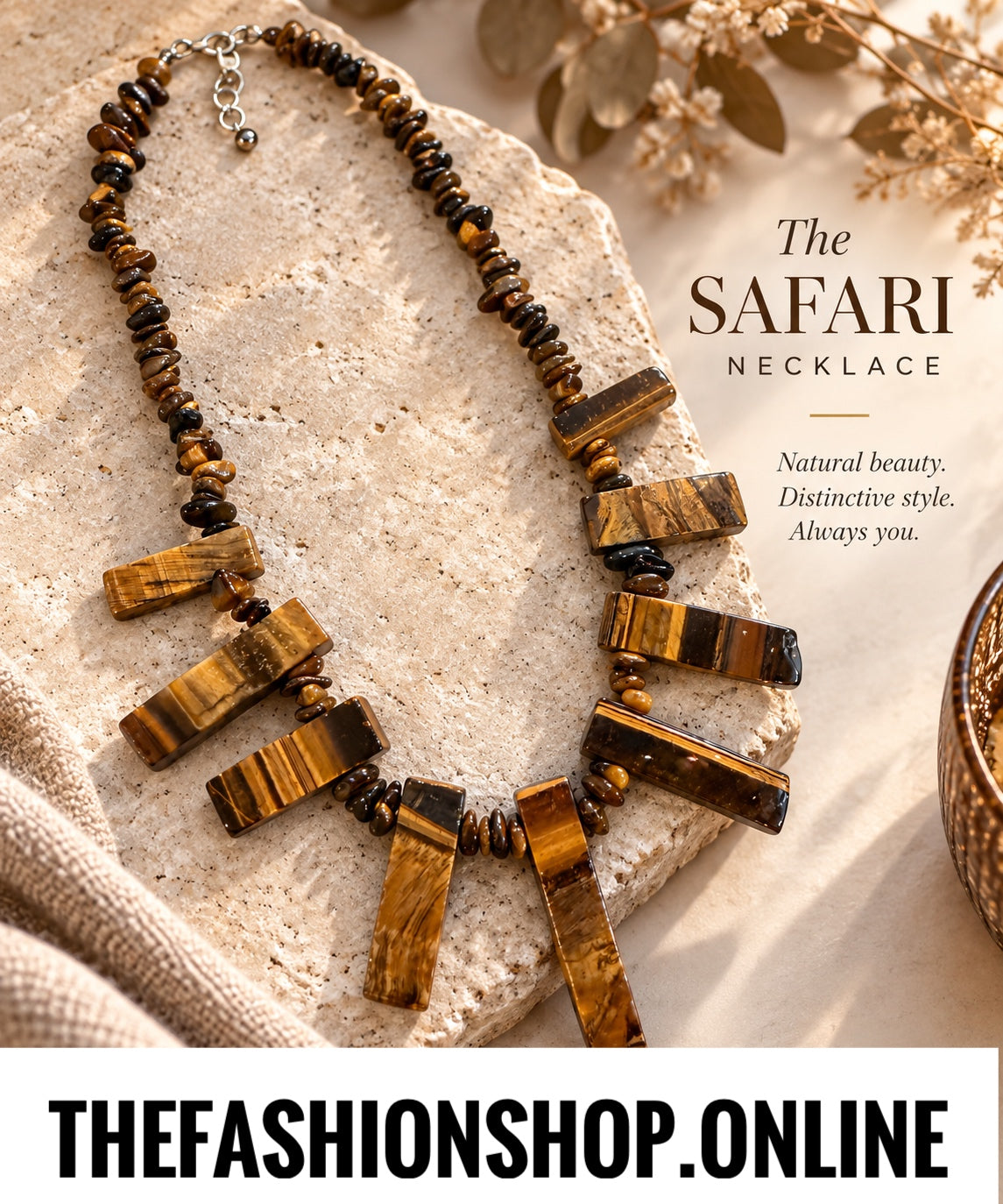 The Safari Tigers Eye Necklace
