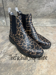 Imogen leopard print wellie boots sizes 3-8 (36-41)