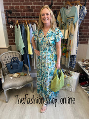 Harmony Island Mist printed Maxi dress 10-18