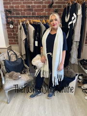 Harper navy knitted top 10-16