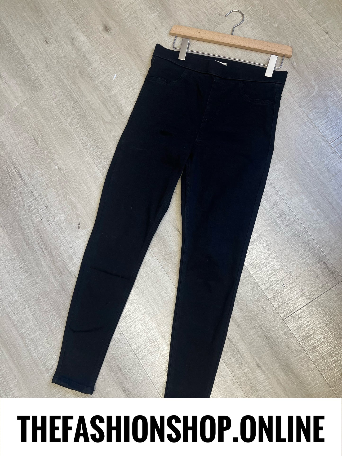 Black denim jeggings sizes 10-20