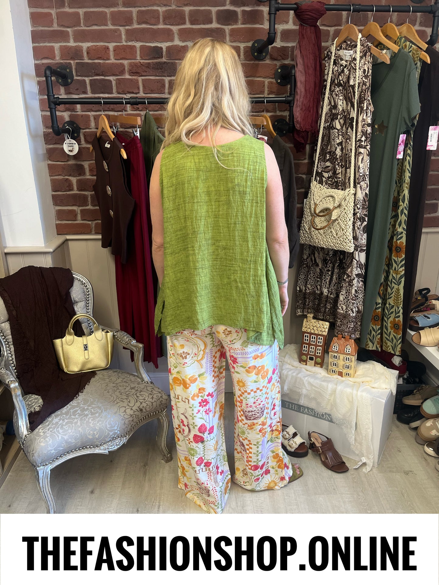 Millie summer days floaty trousers sizes 12, 14 and 16