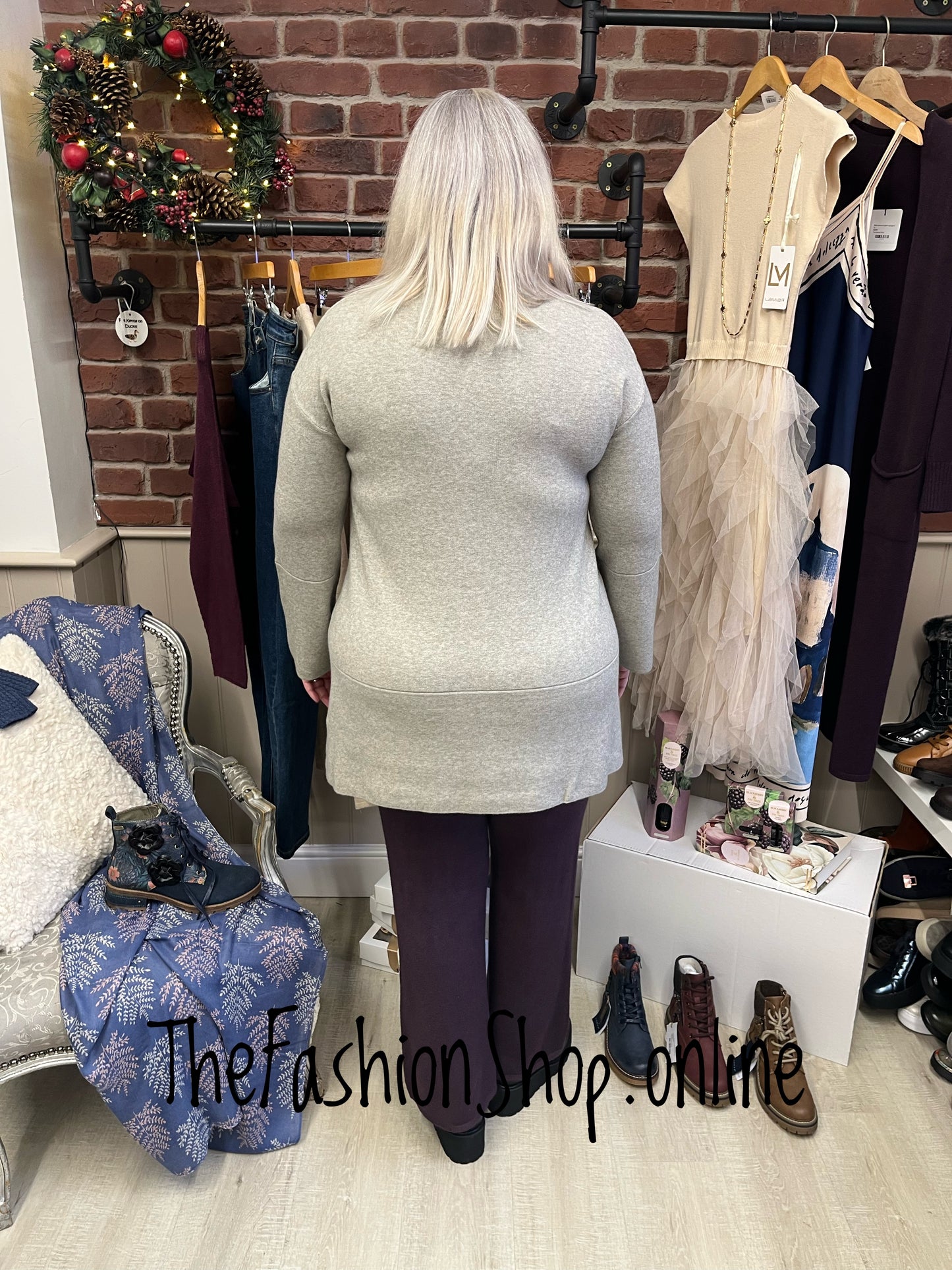 Lola beige cashmere mix jumper 12-18