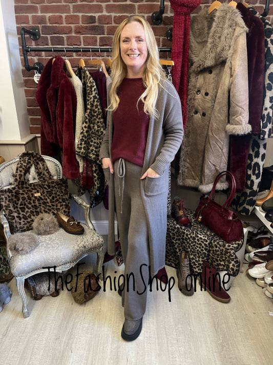 Milan mink longline cardigan 8-16