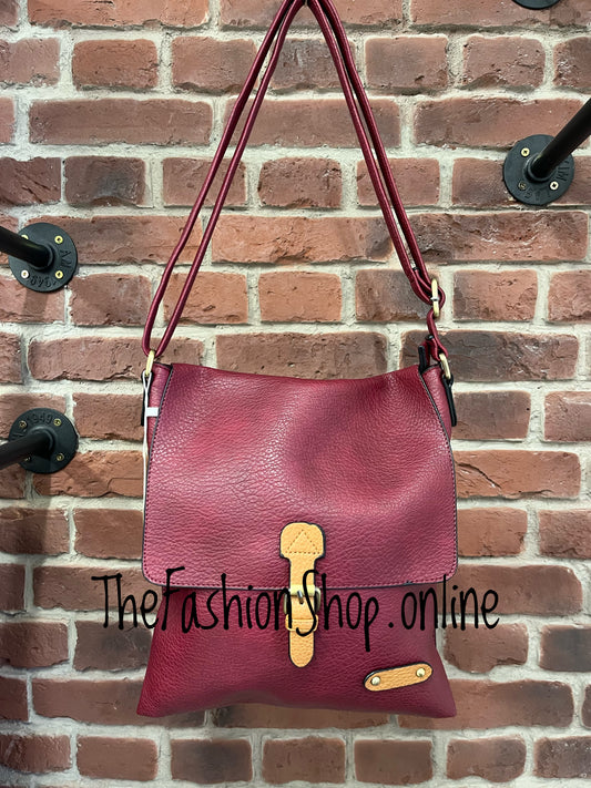 Carolyn large wine messenger bag