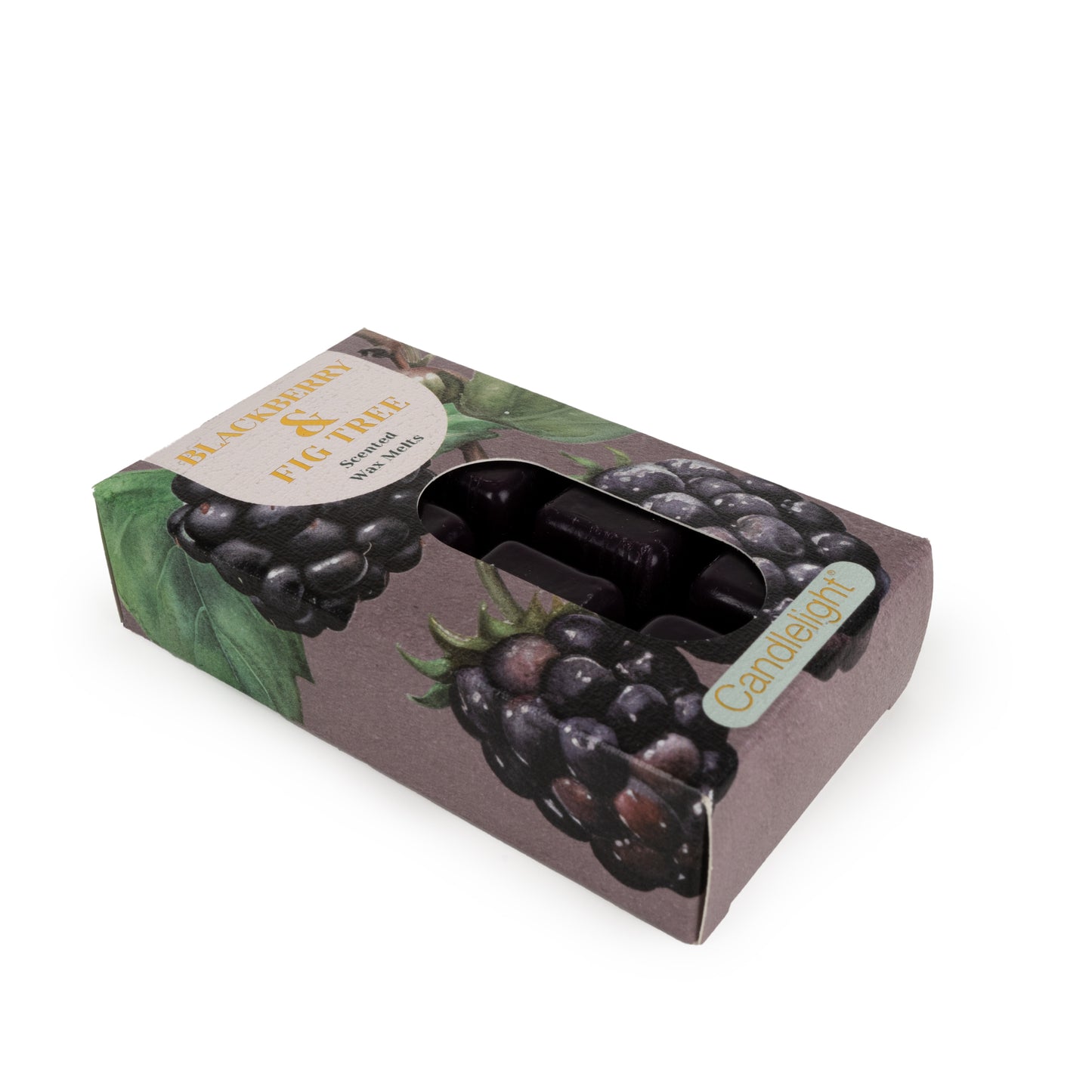 Candlelight Pack of 8 wax Melts Blackberry and Fig Tree