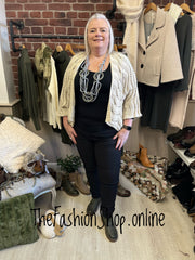 Nala beige edge to edge cardigan 8-20