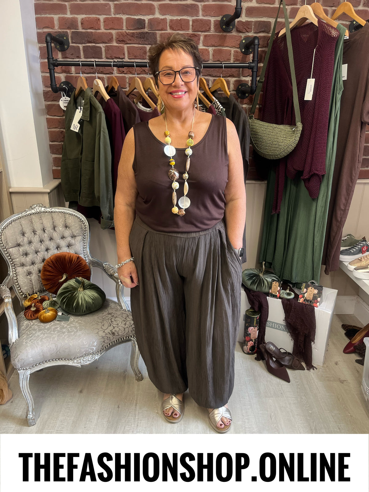 Demi brown vest 16-22