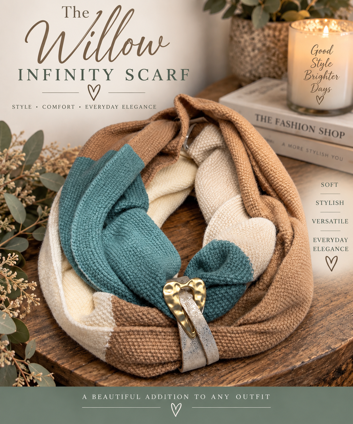 The Willow Infinity Scarf