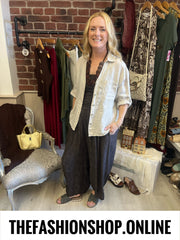 Astrid brown jacquard trousers 10-20
